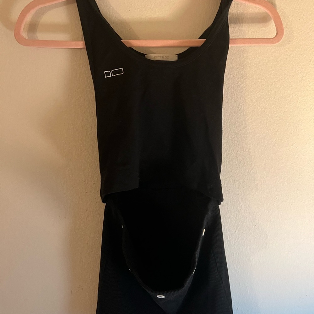 Peter Do Black Open Tank